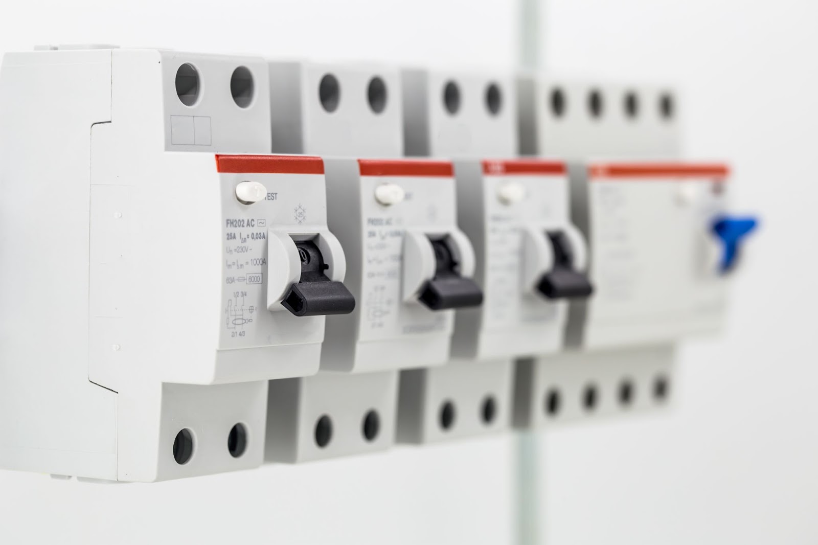circuit power breakers or electrical switches